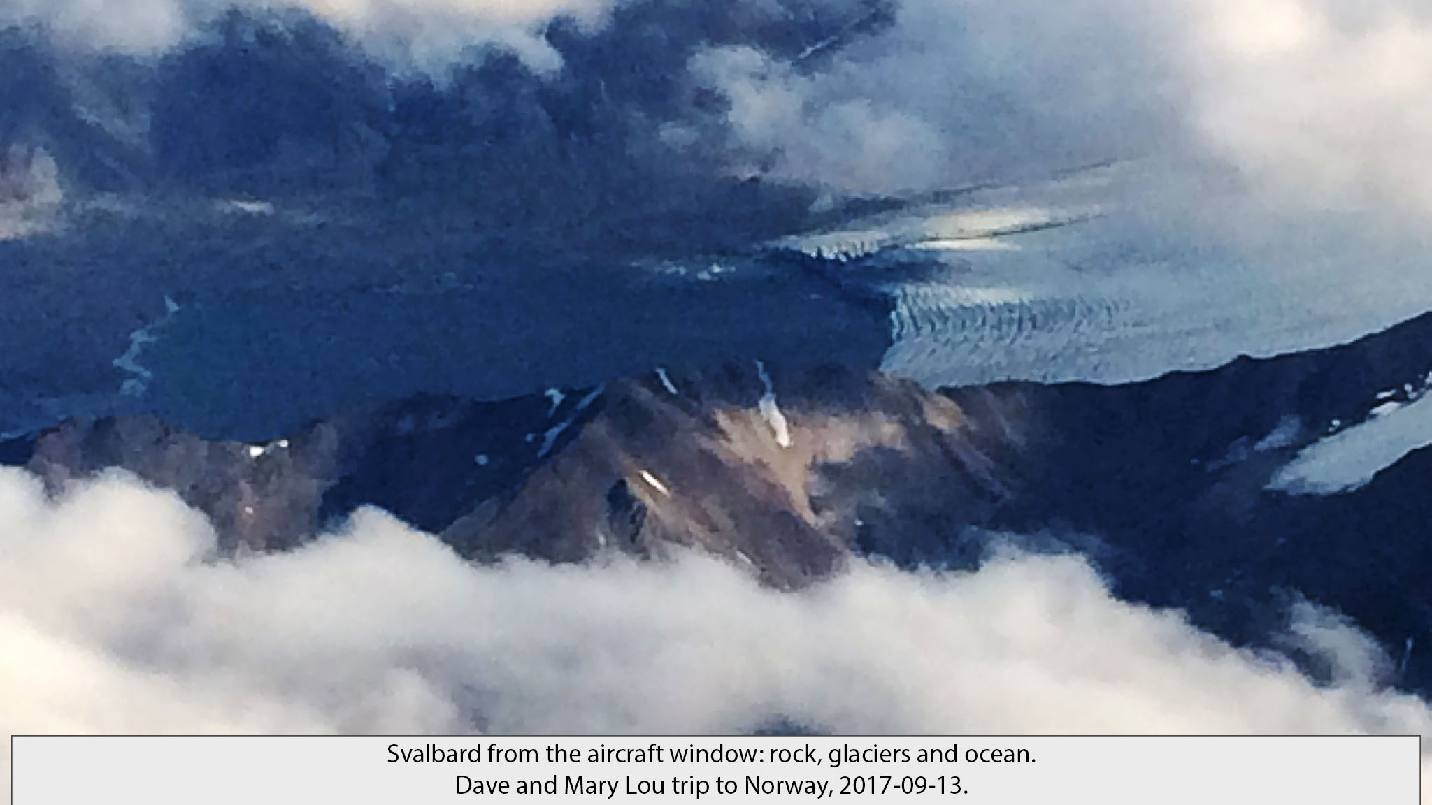 Svalbard from air