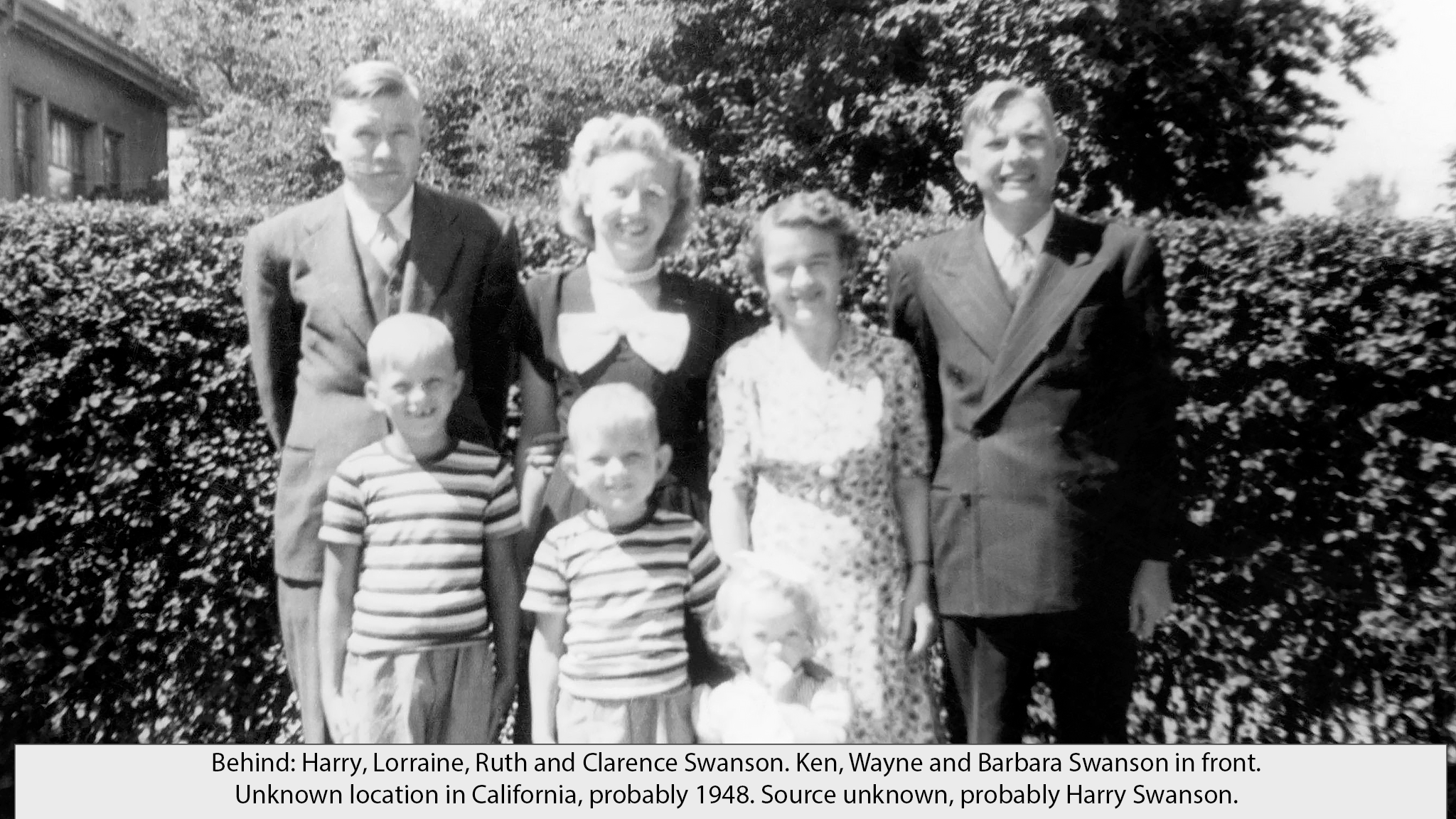 Swansons in California